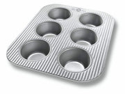 USA Pan Toaster Muffin Pan - 6 Cup