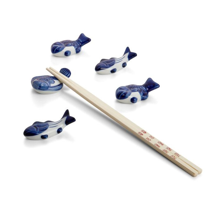 Helen’s Asian Kitchen Fish Chopstick Rests - Set of 5