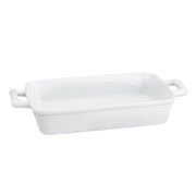 HIC 13" x 9" Lasagna Pan with Handles, White