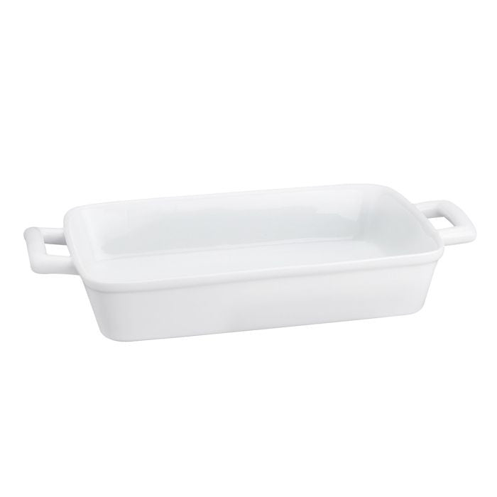 HIC 13" x 9" Lasagna Pan with Handles, White