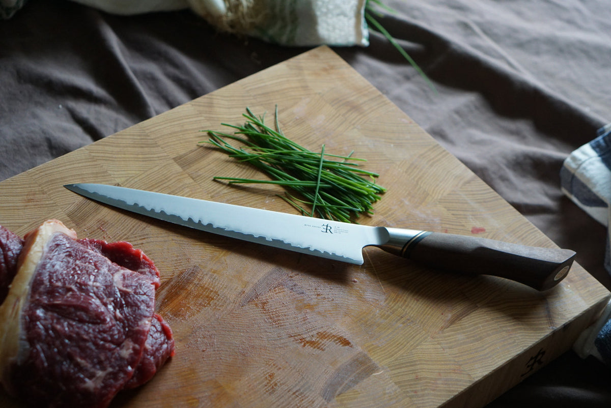 Ryda A-30 Sanmai Damascus 8 inch Carving Knife