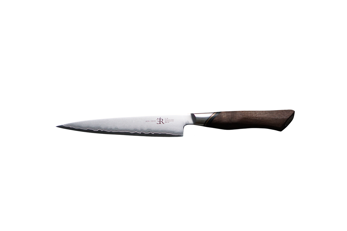Ryda A-30 Sanmai Damascus 5 inch Utility Knife