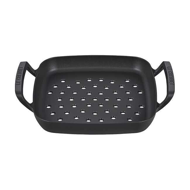 Le Creuset Alpine Outdoor Collection 12 inch Square Grill Basket