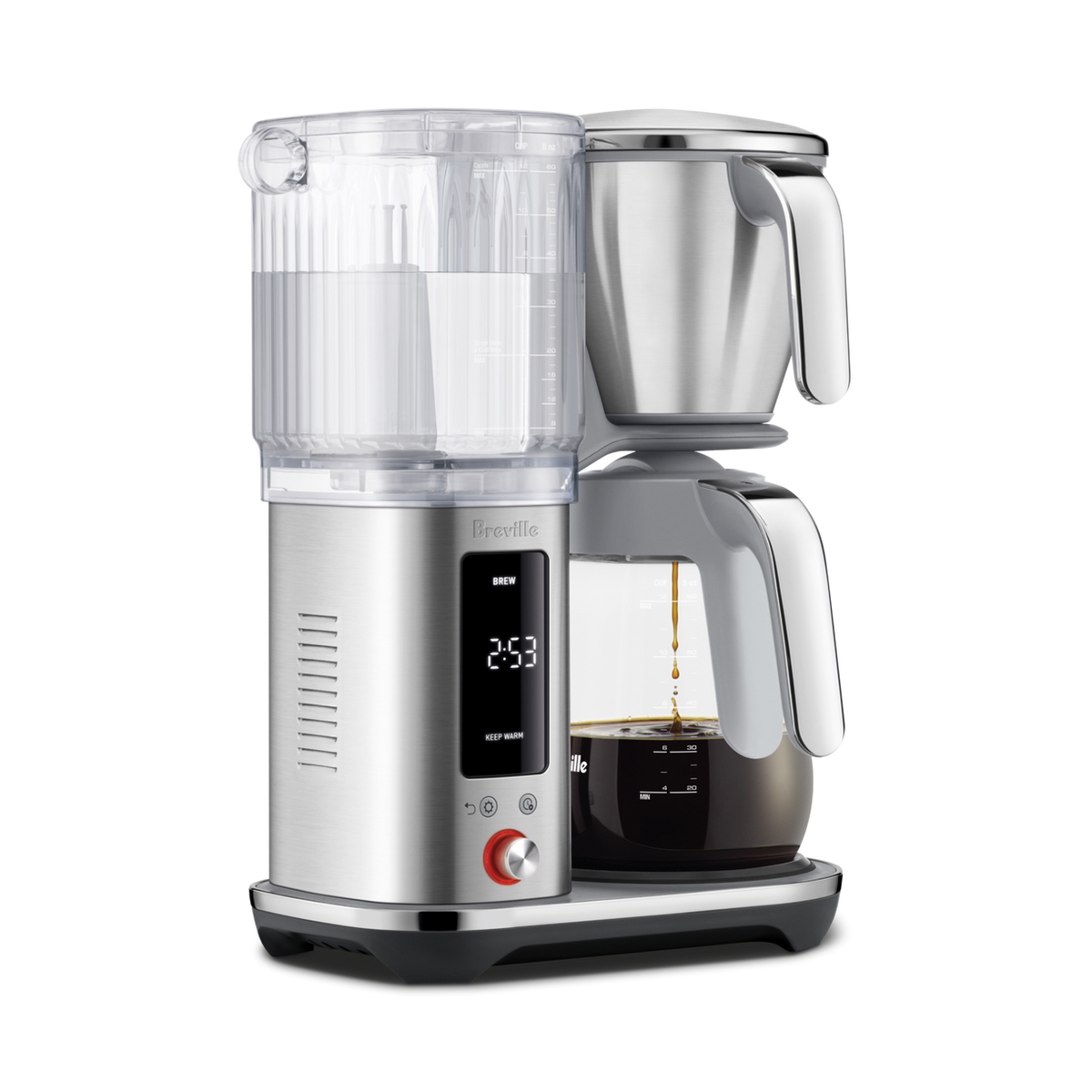 Breville the Luxe Brewer with Glass Carafe
