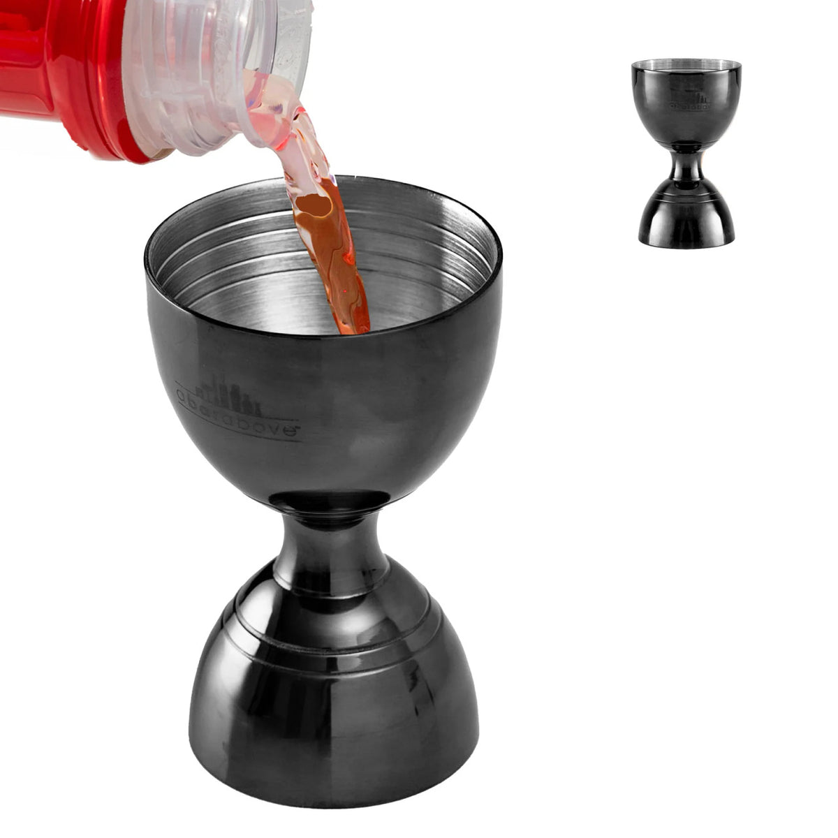 A Bar Above Bell Jigger - Black