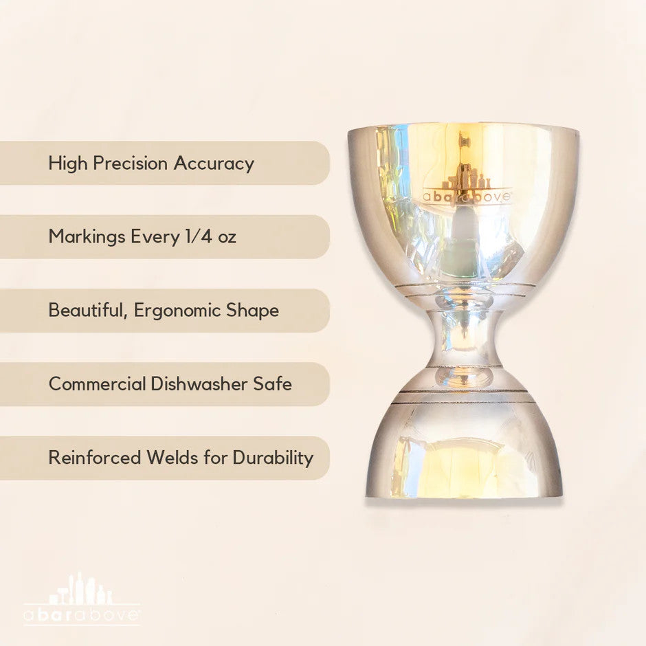 A Bar Above Bell Jigger - Stainless Steel