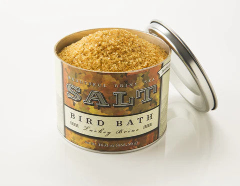 Beautiful Briny Sea Birdbath Turkey Brine