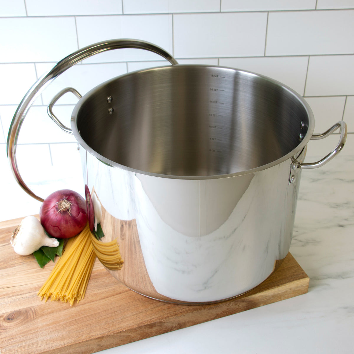 Cameron's Stainless Steel 24 Quart Stock Pot with Lid
