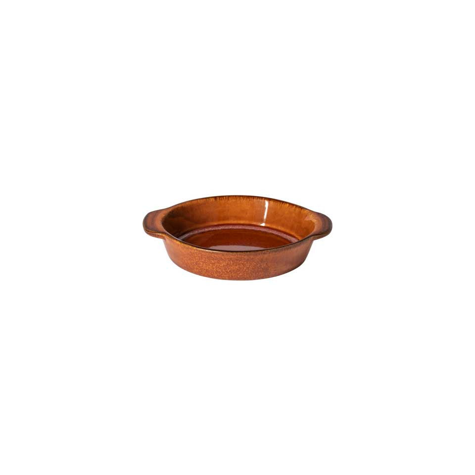 Casafina Poterie Medium Round Gratin, Caramel, Set of 6