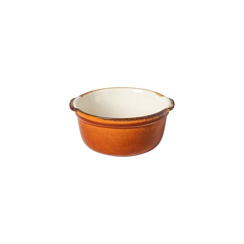 Casafina Poterie Soup/Cereal Bowl, Cream-Caramel, Set of 6
