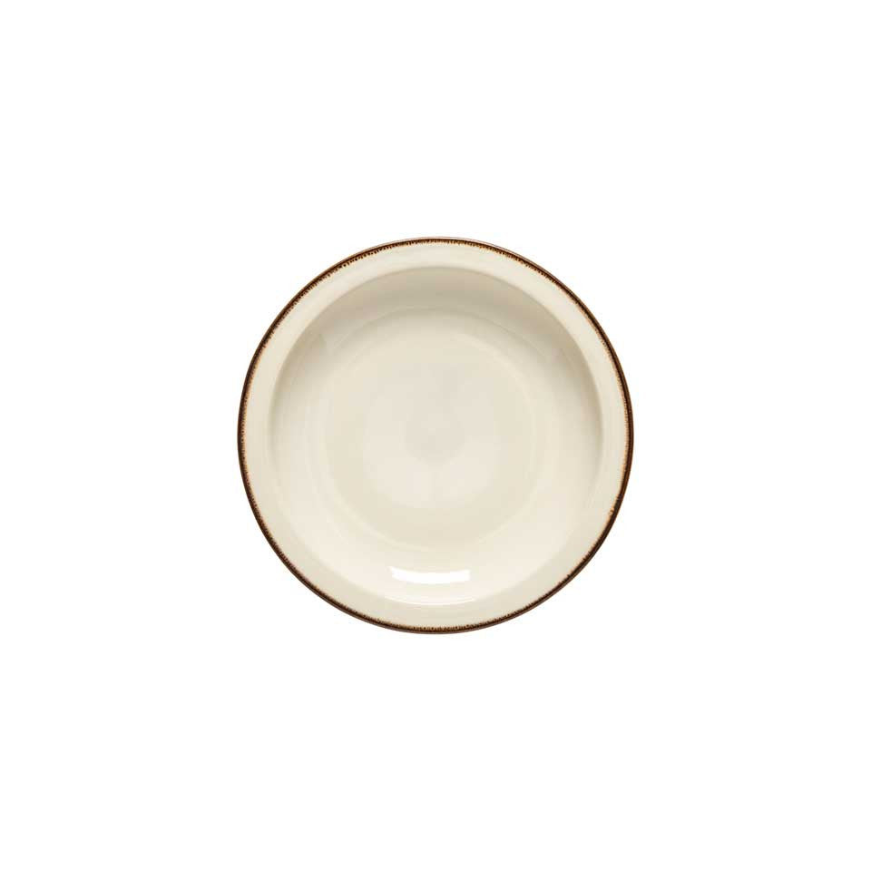 Casafina Poterie Salad Plate, Cream-Caramel, Set of 6