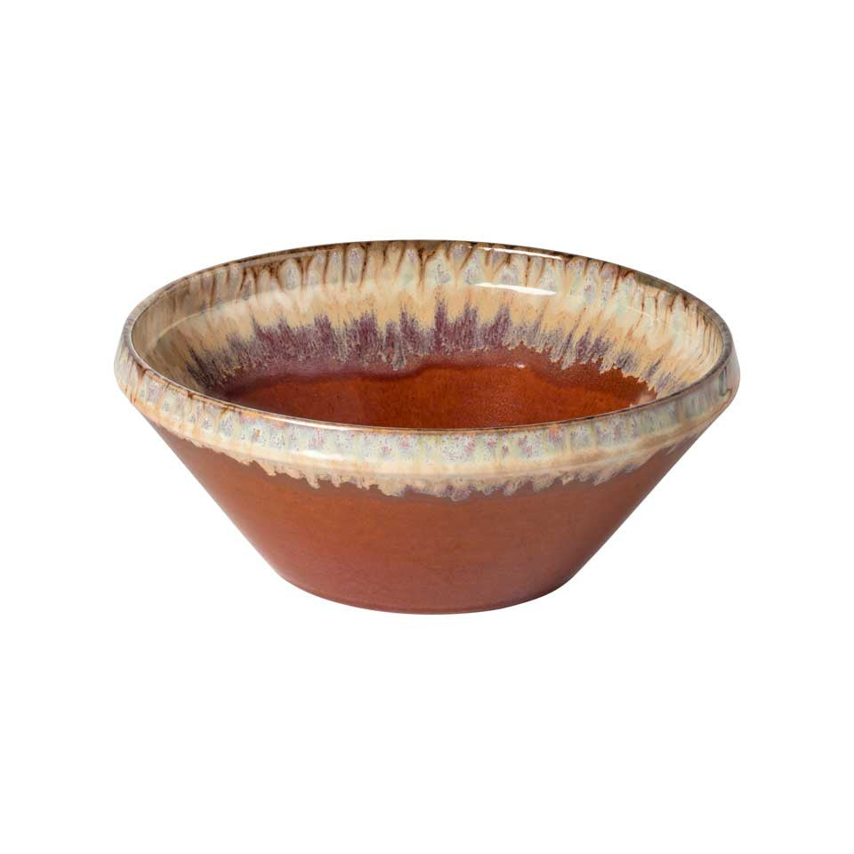 Casafina Poterie Large Serving Bowl, Caramel-Latte