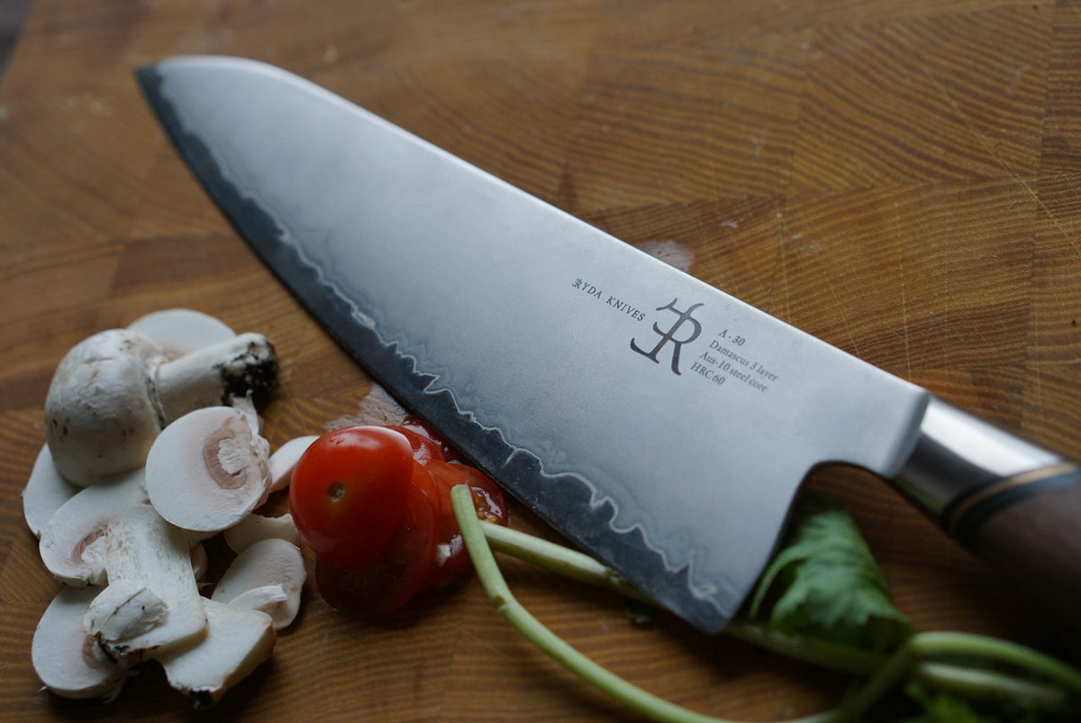 Ryda A-30 Sanmai Damascus 8 inch Chef Knife