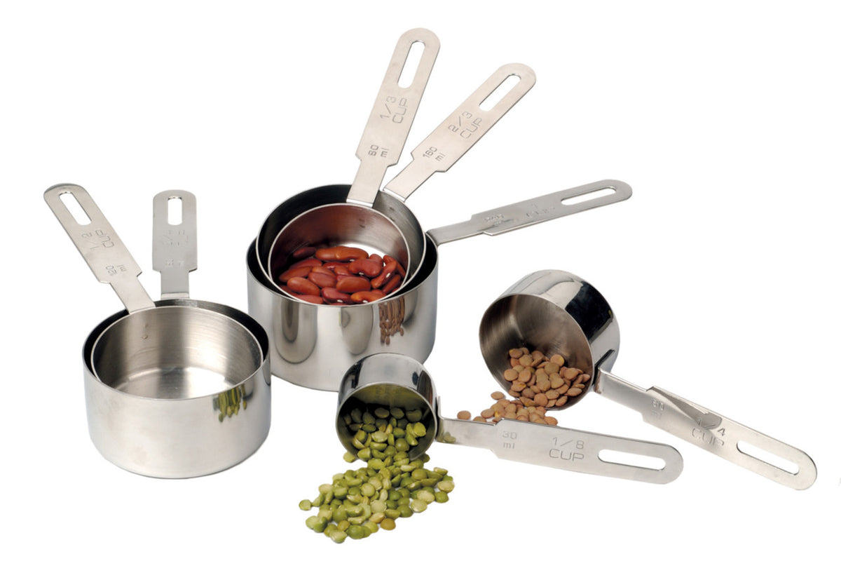 RSVP Endurance Stainless Steel 7-Piece Measuring Cups