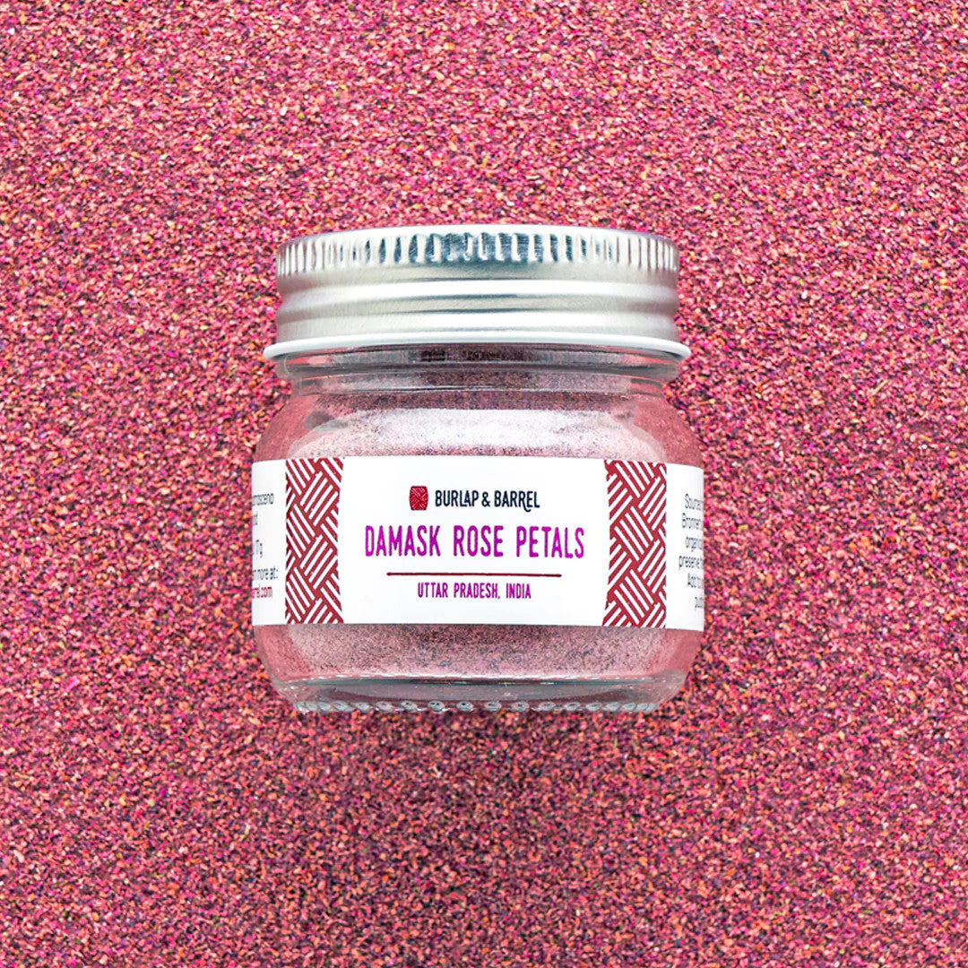 Burlap and Barrel Damask Rose Petal Powder