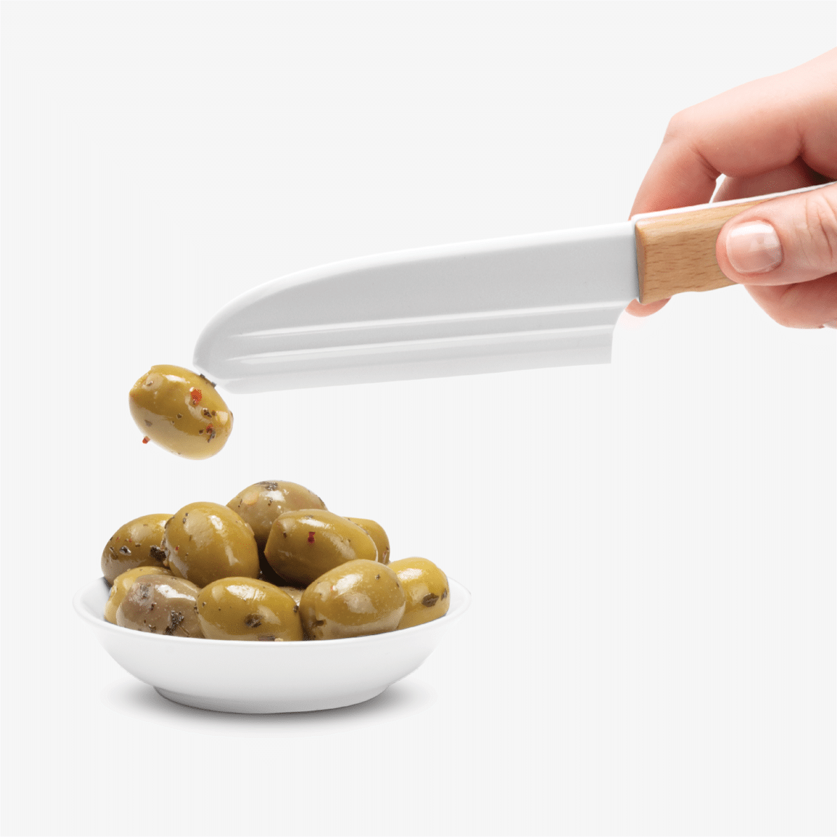 Dreamfarm Knibble Cheese Knife - Wood Handle