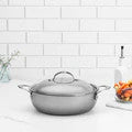 Hestan NanoBond Titanium Stainless Steel Dutch Oven 5 qt. with Lid