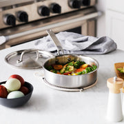 EATER + Heritage Steel Stainless Steel Saute Pans with Lids