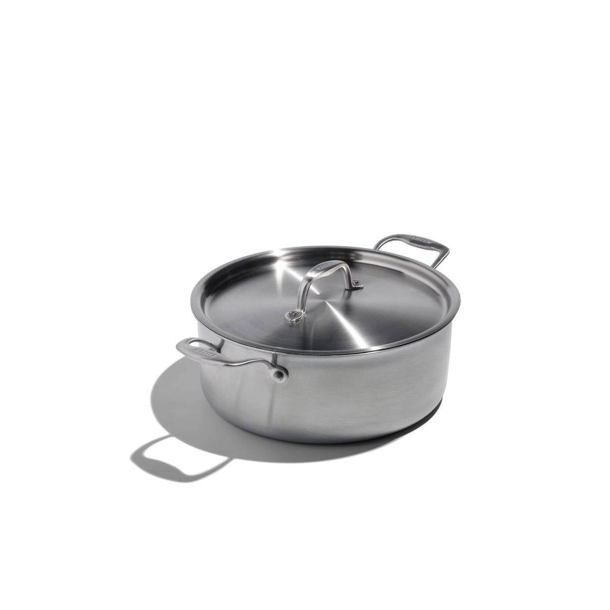 EATER + Heritage Steel Stainless Steel 6 qt. Rondeau with Lid