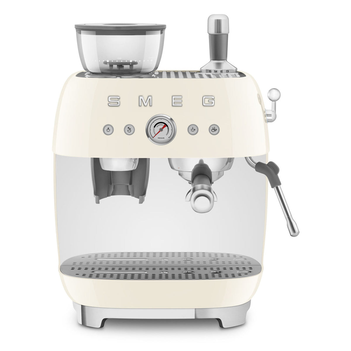 SMEG Semi-Automatic Espresso Machine - Cream