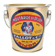 Edmund Fallot Dijon Mustard in Decorated Metal Pail - 16 oz.