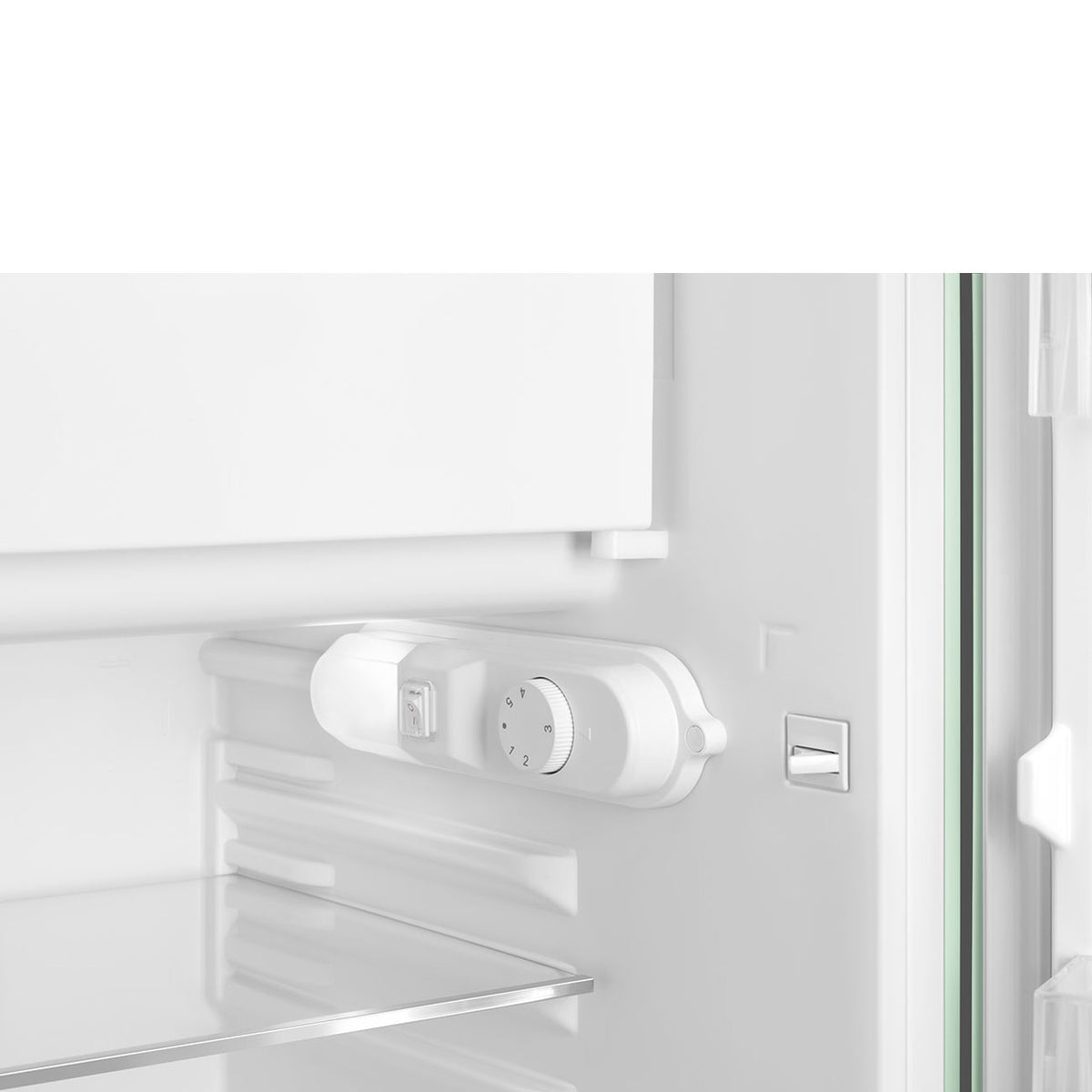 SMEG 50's Retro Style FAB10 Mini Fridge with Internal Freezer Compartment - Pastel Green, Right Hinge