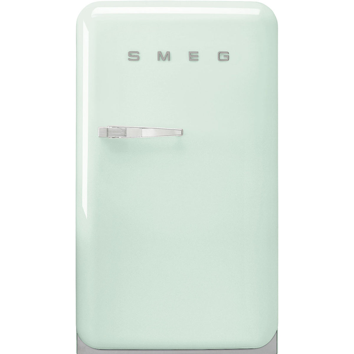 SMEG 50's Retro Style FAB10 Mini Fridge with Internal Freezer Compartment - Pastel Green, Right Hinge