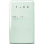 SMEG 50's Retro Style FAB10 Mini Fridge with Internal Freezer Compartment - Pastel Green, Right Hinge