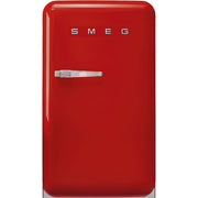 SMEG 50's Retro Style FAB10 Mini Fridge with Internal Freezer Compartment - Red, Right Hinge
