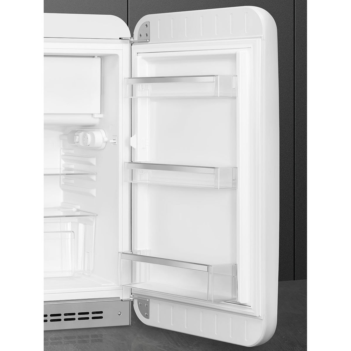 SMEG 50's Retro Style FAB10 Mini Fridge with Internal Freezer Compartment - White