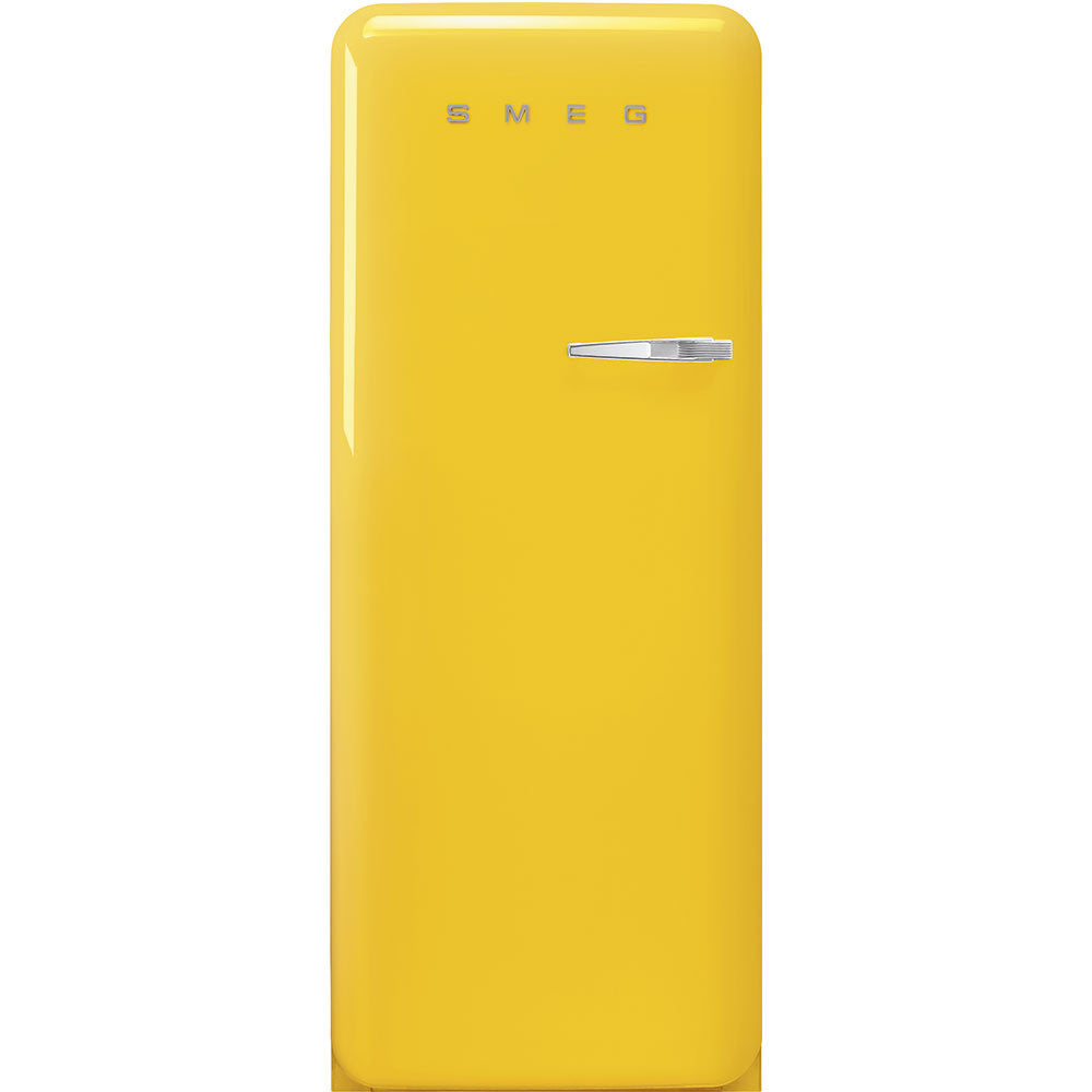 SMEG 50's Retro Style FAB28 Refrigerator with Internal Freezer Compartment - Yellow
