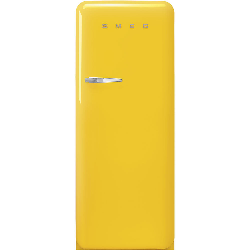 SMEG 50's Retro Style FAB28 Refrigerator with Internal Freezer Compartment - Yellow