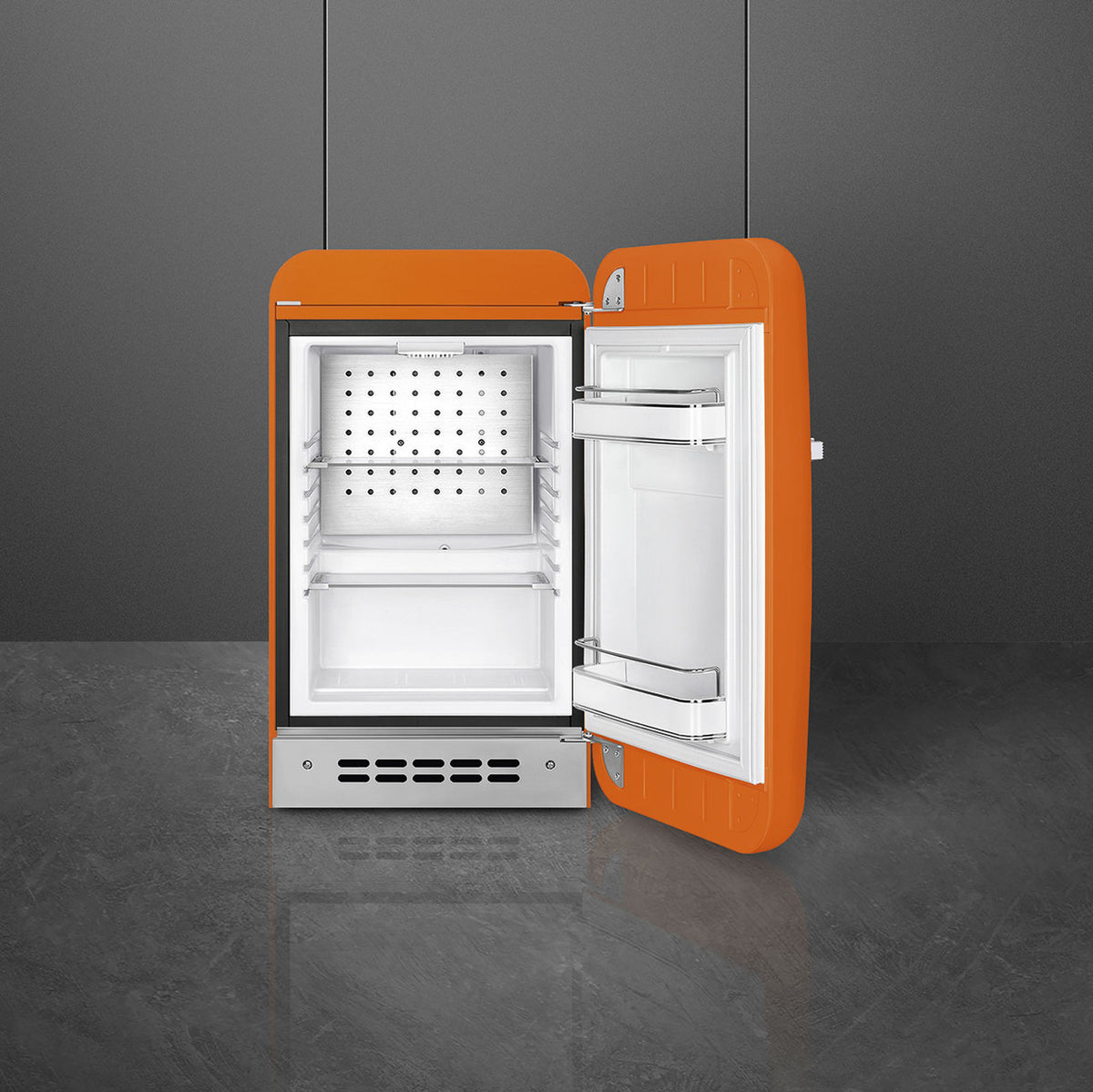 SMEG 50's Retro Style FAB5 Mini Cooler - Orange, Right Hinge