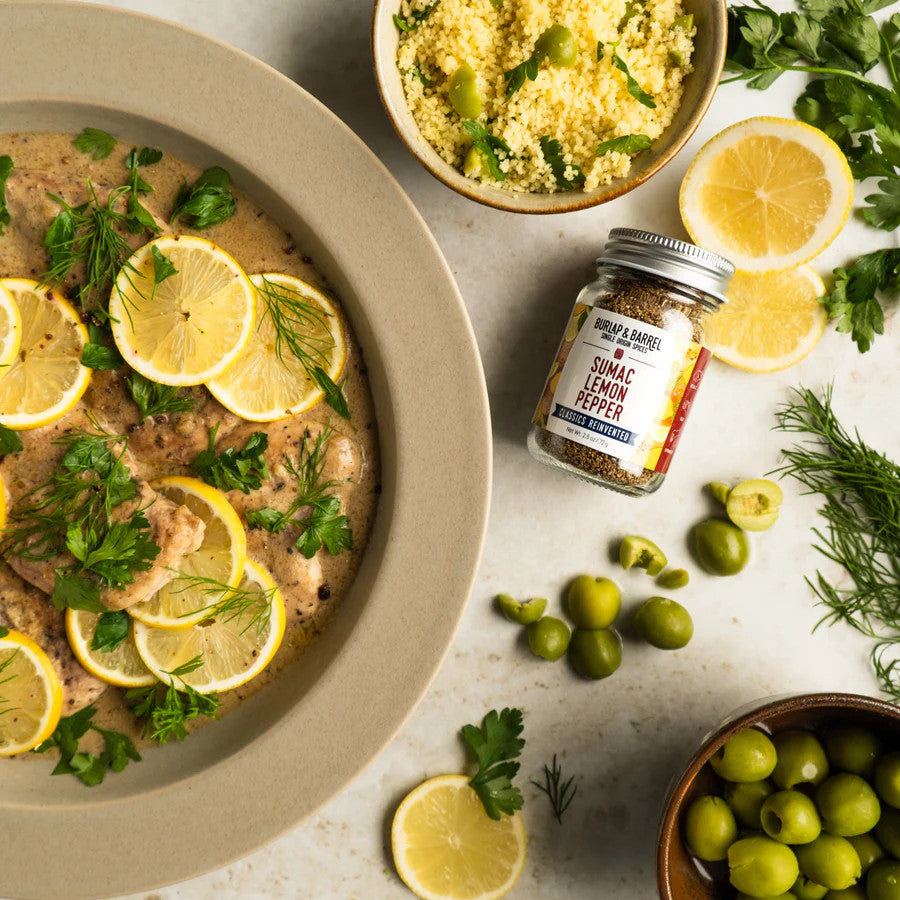 Burlap and Barrel Sumac Lemon Pepper