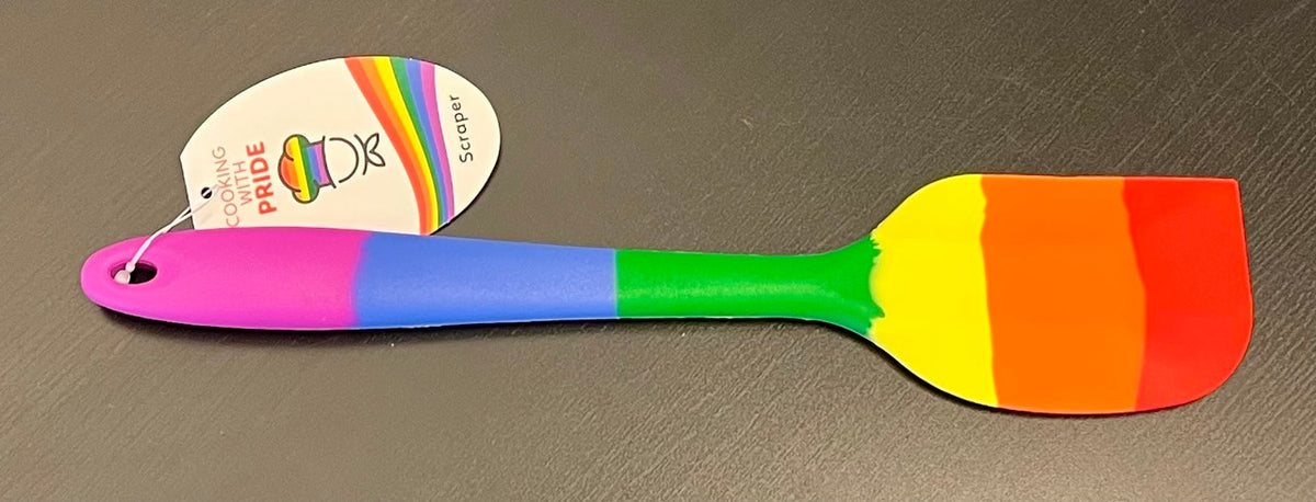 Harold Import Cooking with Pride Silicone Scraper