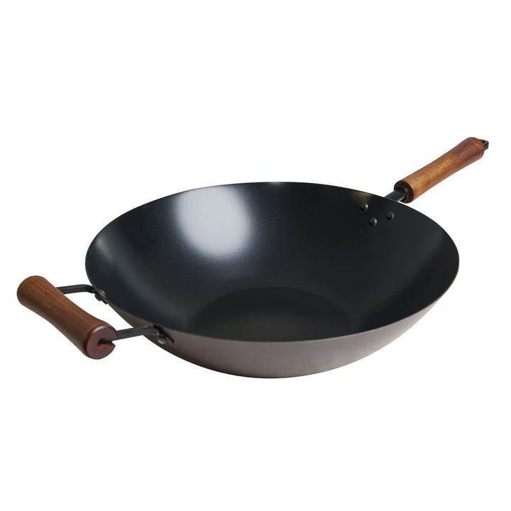 Joyce Chen Classic Series 14” Carbon Steel Ceramic Nonstick Stir Fry Pan