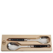 Jean Dubost Salad Server Set with Black Handles
