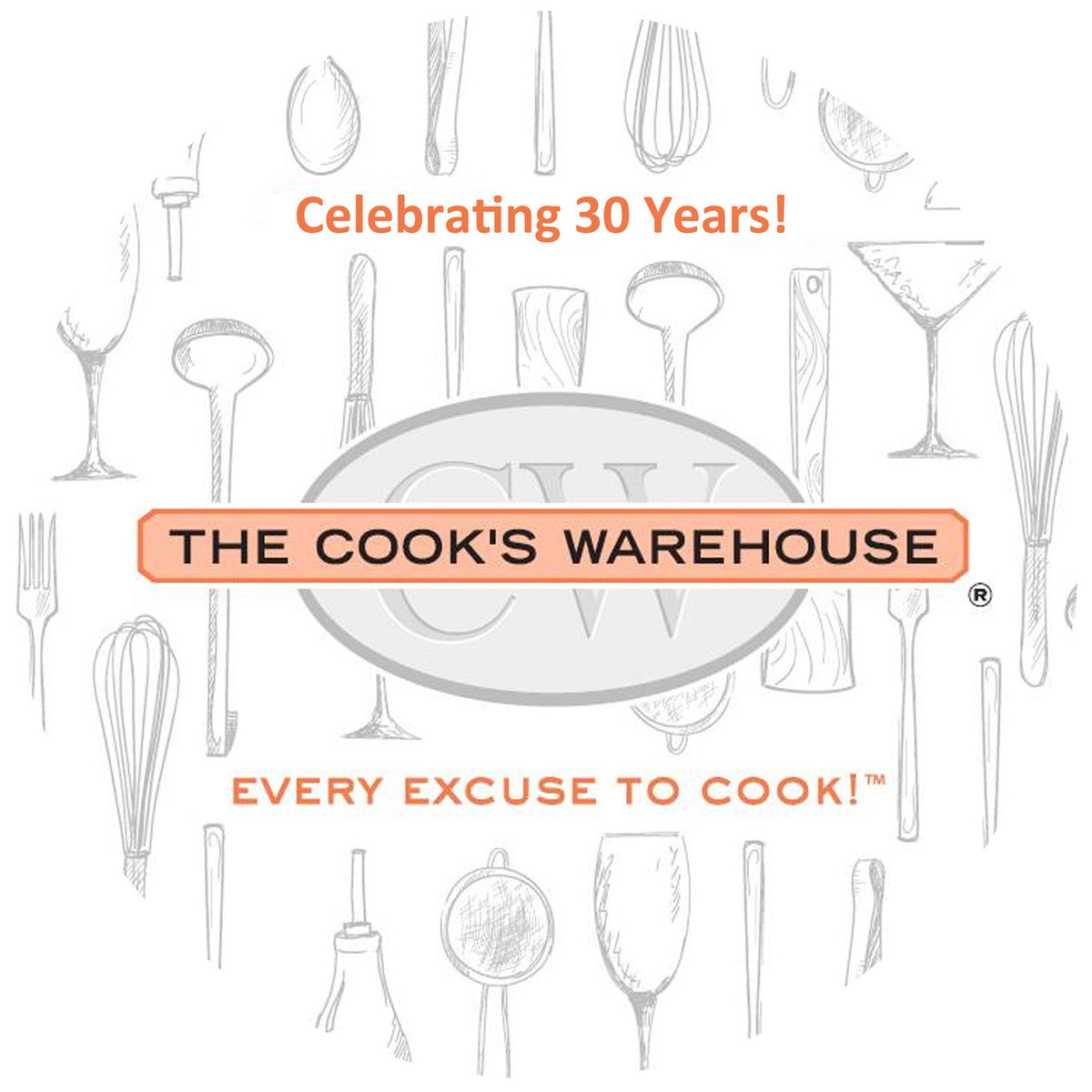 Silicone Jar Opener with 30th Anniversary Logo