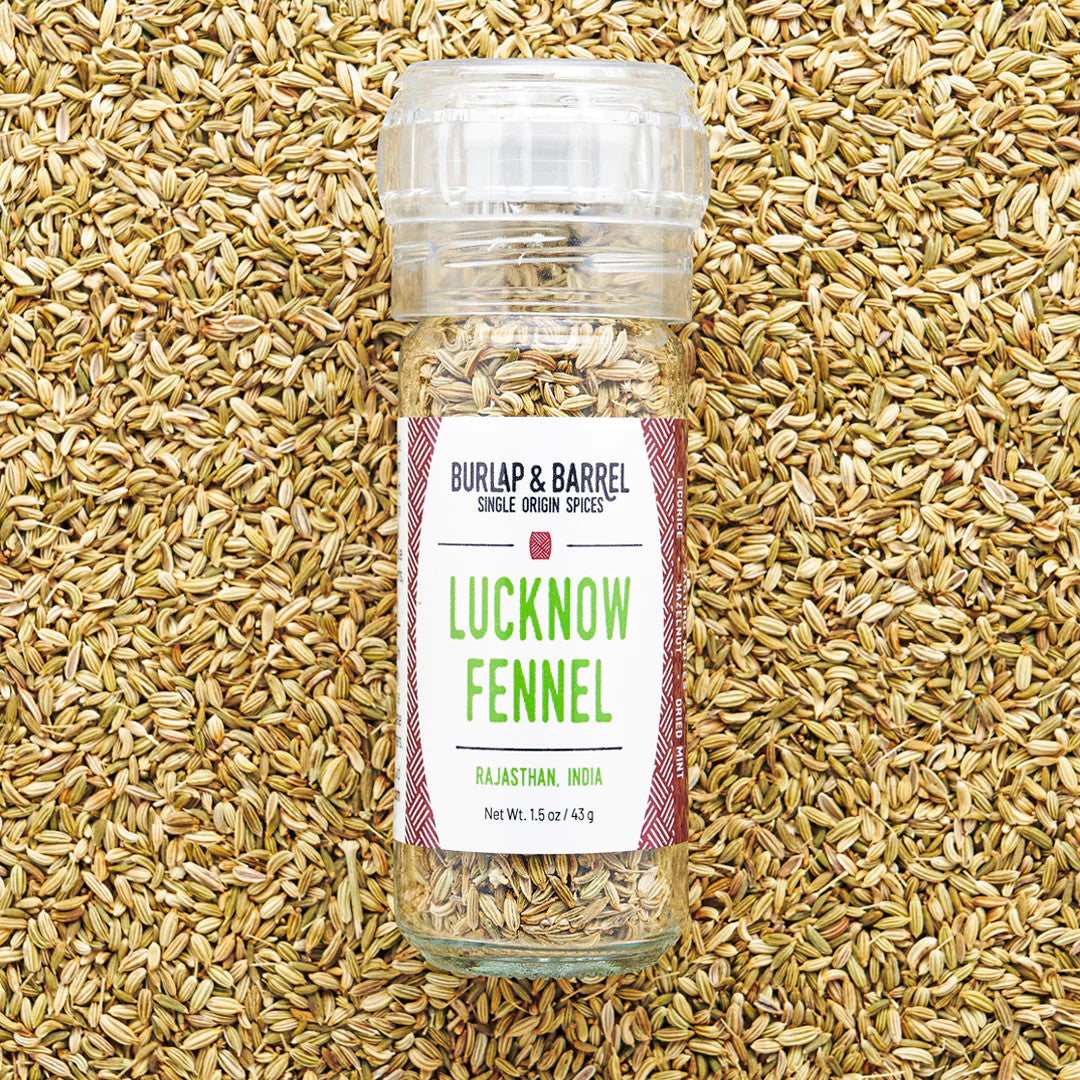 Burlap and Barrel Lucknow Fennel (Grinder Top Jar)