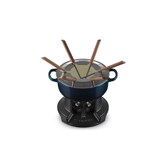 Le Creuset Alpine Signature Fondue Set - Nuit