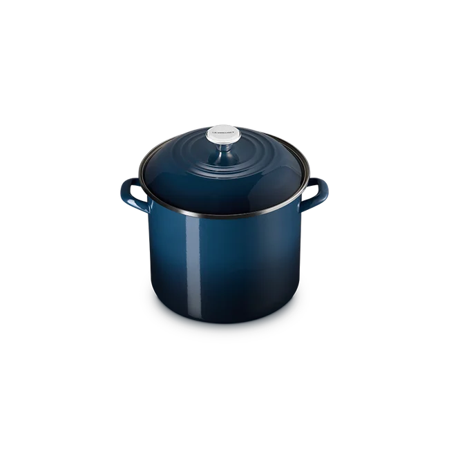 Le Creuset Enamel on Steel Stockpots with Stainless Steel Knob - Nuit
