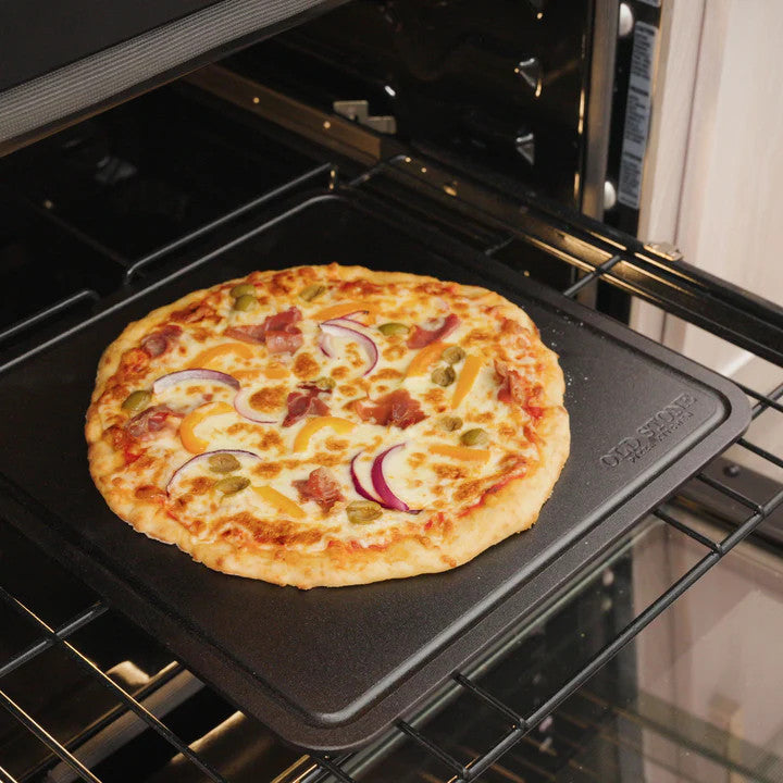 Old Stone Pizza Kitchen Pizza Steel with Moat - 14” x 14”