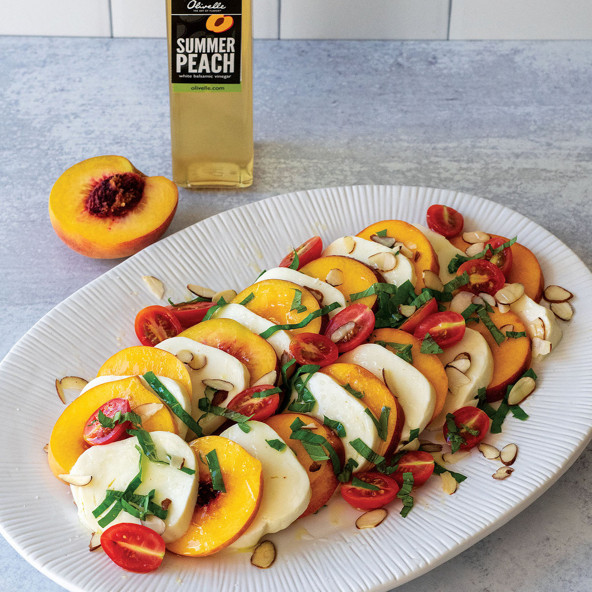 Olivelle Summer Peach Barrel Aged White Balsamic Vinegar