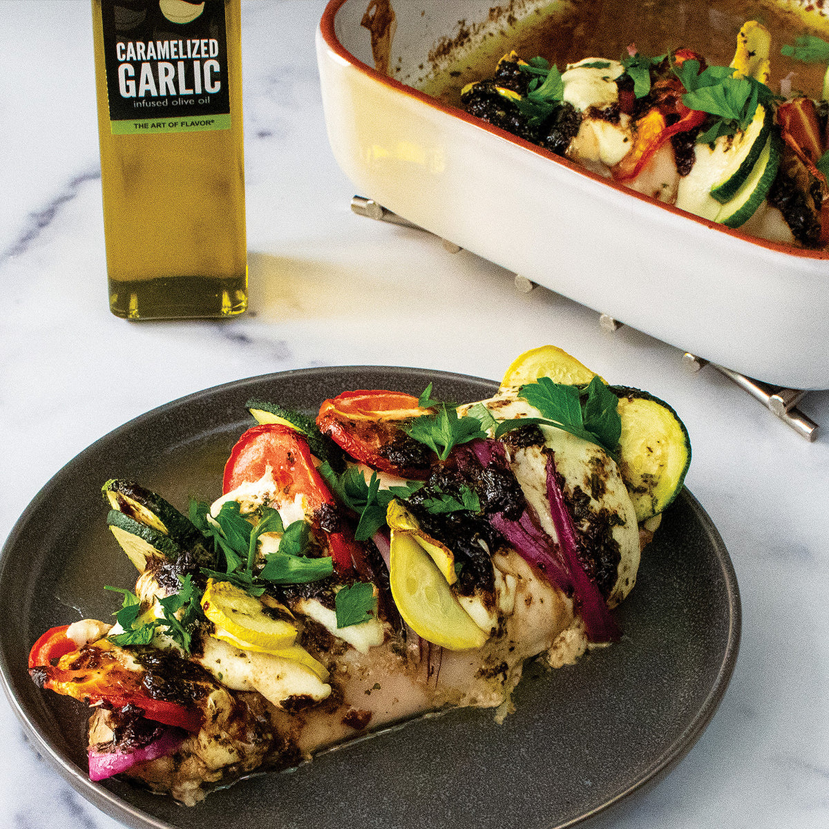 Olivelle Caramelized Garlic Infused Olive Oil