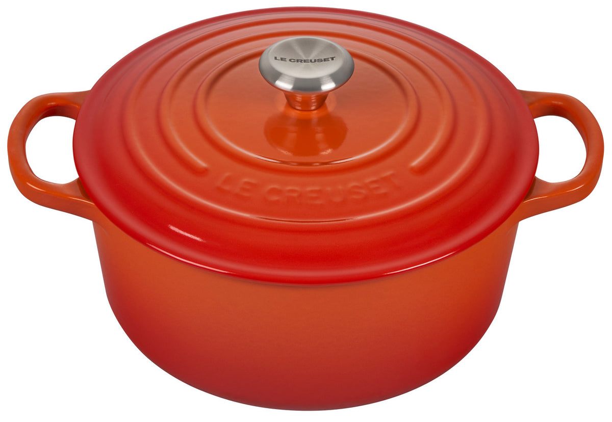 Le Creuset Signature Cast Iron Round Ovens - Flame