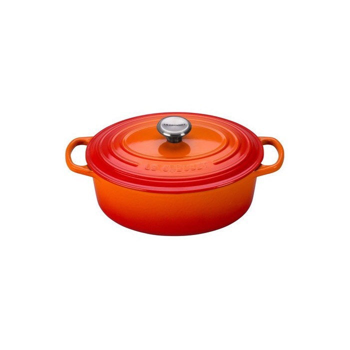 Le Creuset Signature Cast Iron Oval Ovens - Flame