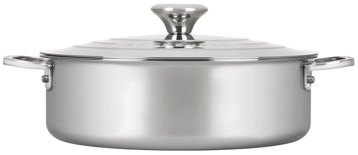 Le Creuset Stainless Steel 4.5 qt. Rondeau with Lid