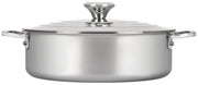 Le Creuset Stainless Steel 4.5 qt. Rondeau with Lid