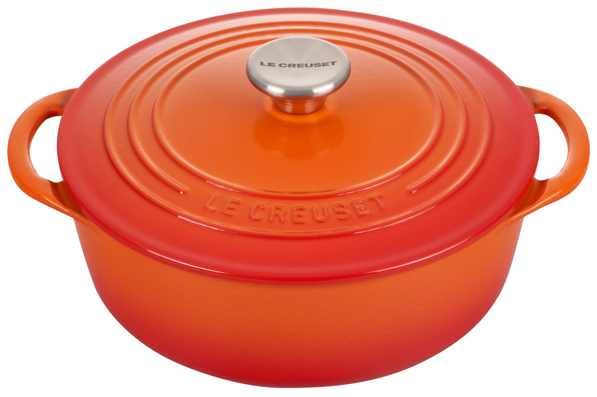 Le Creuset 2.75 qt. Shallow Round Oven - Flame