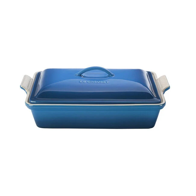 Le Creuset Stoneware Heritage 4 qt. Covered Rectangular Casserole - Marseille